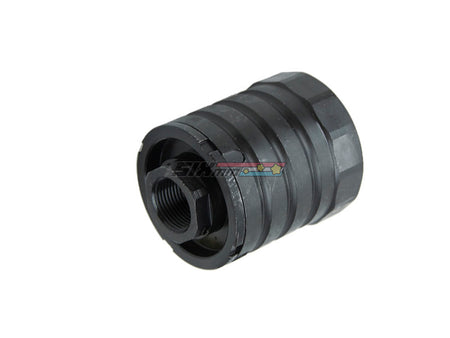 [5KU] Steel Facemount X37 AK Flash Hider[For -14mm CCW Barrel Threaded][BLK]