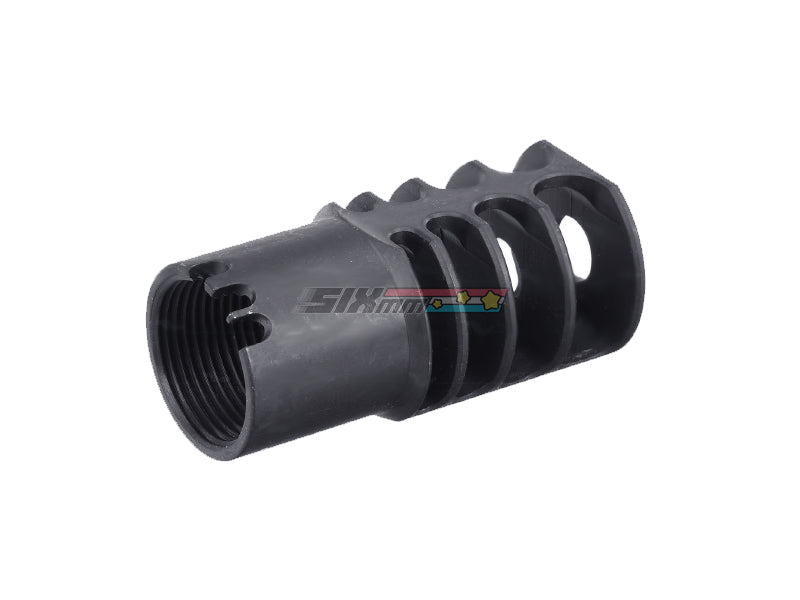 [5KU] Steel RRD-4C Airsoft Muzzle Brake[For GHK / LCT AEG / GBB Series][+24mm CW]