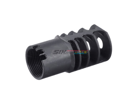 [5KU] Steel RRD-4C Airsoft Muzzle Brake[For GHK / LCT AEG / GBB Series][+24mm CW]