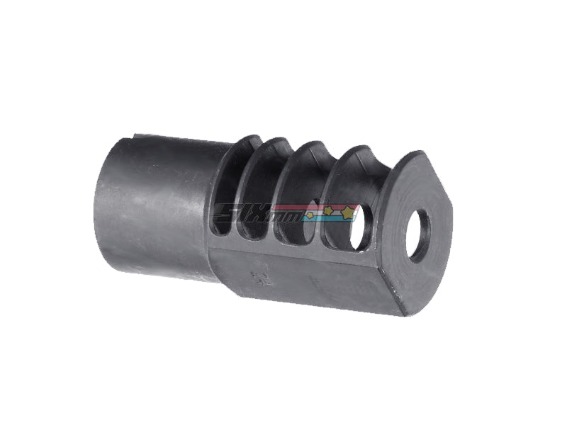 [5KU] Steel RRD-4C Airsoft Muzzle Brake[For GHK / LCT AEG / GBB Series][+24mm CW]