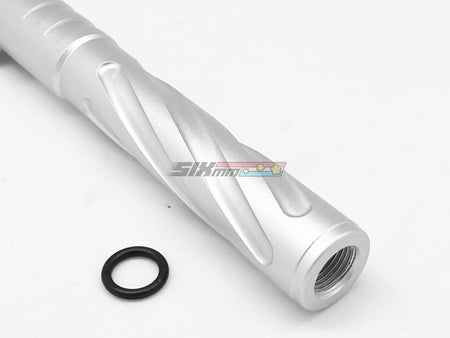 [5KU]Tornado 5 Inch Aluminium Threaded Outer Barrel [For Tokyo Marui Hi-Capa 5.1 GBB][SV]
