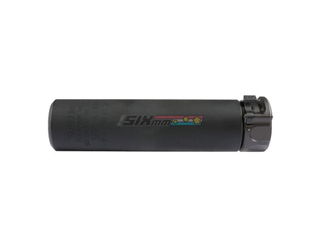[Airsoft Artisan] SF STYLE 6.2inch silencer + 4 Prong Flash Hider [BLK]