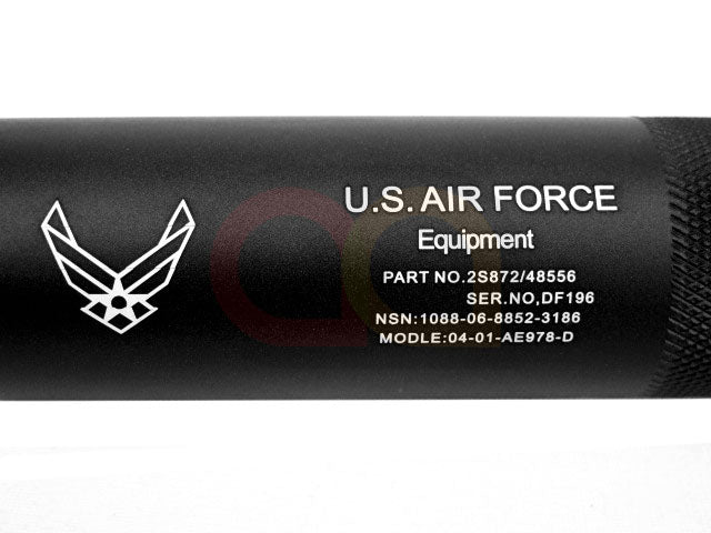 [Army Force] 198mm US Air Force Aluminum Silencer 14mm CW & CCW