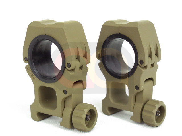 [Army Force] M10 25mm/30mm Diameter 45mm Height Metal Scope Mount Set [DE]