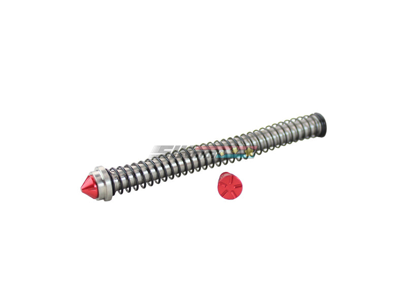 [Airsoft Artisan] Modular Stainless Recoil Spring Guide [For G17/18/34] [Red]
