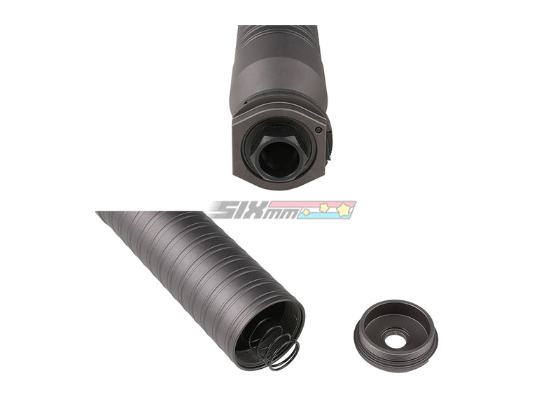 Airsoft Artisan] MCX 762Ti Style QD Silencer with 3Prong Muzzle