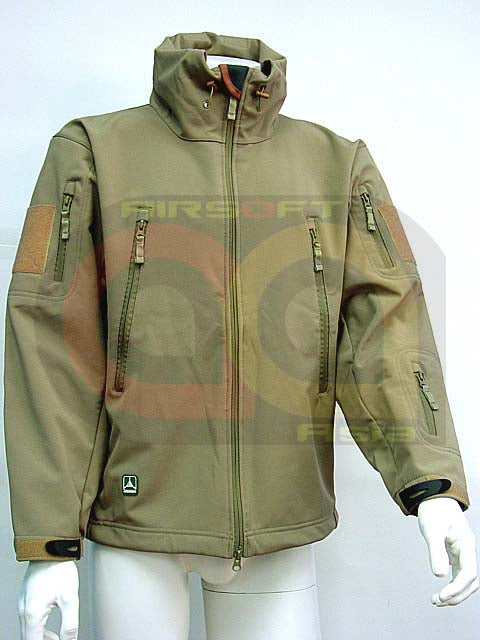 [Idiot Tailor] TD Style Hoodie Shark Skin Hoodie Jacket [TAN] [Size: XL]