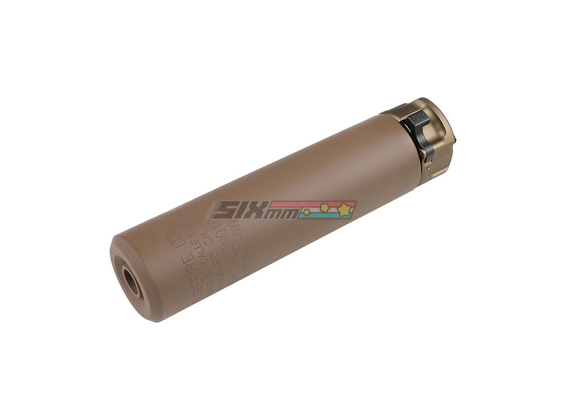 [Airsoft Artisan] SF STYLE 6.2inch silencer + 4 Prong Flash Hider [DE]