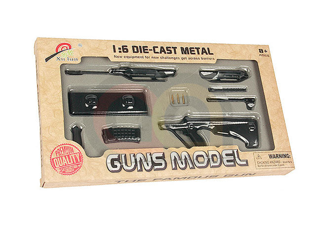 [ArmyForce] 1:6 Die- Cast Metal AUG Model Gun[BLK]