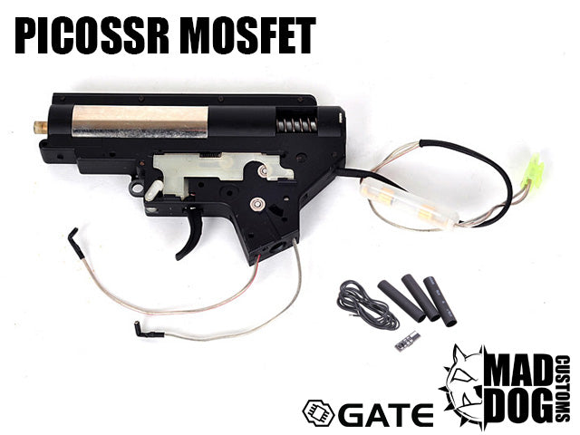 [Maddog X GATE] 8mm Bearing M4/M16 PICOSSR MOSFET Gearbox[Ver.2][Rear Wire]