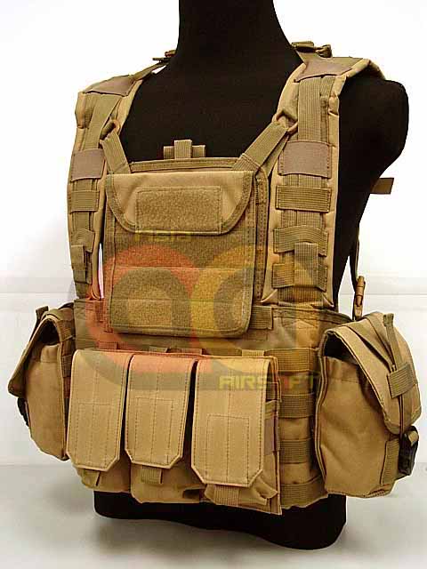 Molle Canteen Hydration Combat RRV Vest Coyote Brown