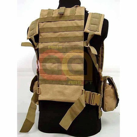 Molle Canteen Hydration Combat RRV Vest Coyote Brown