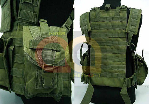 Molle Canteen Hydration Combat RRV Vest [OD]