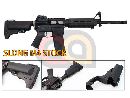 [SLONG] Retractable Magazine Butt Stock[Pink]