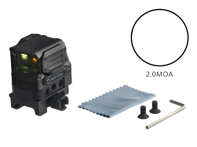 [Blackcat] Tactical FC1 2MOA Reflex Sight with Riser and Mount[BLK]