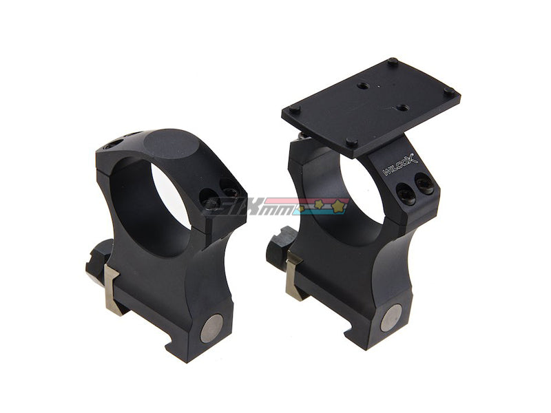 [Airsoft Artisan] NF Style 30mm Scope Mount w/ Micro Reflex Sight Mount [CNC Aluminum] [BLK]