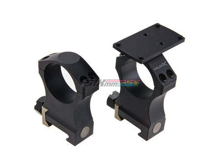 [Airsoft Artisan] NF Style 30mm Scope Mount w/ Micro Reflex Sight Mount [CNC Aluminum] [BLK]