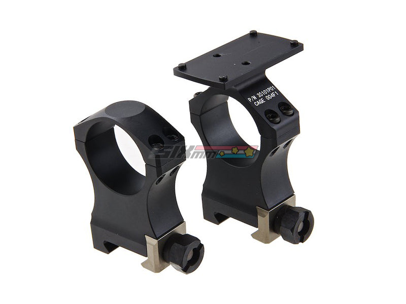 [Airsoft Artisan] NF Style 30mm Scope Mount w/ Micro Reflex Sight Mount [CNC Aluminum] [BLK]