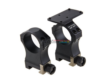 [Airsoft Artisan] NF Style 30mm Scope Mount w/ Micro Reflex Sight Mount [CNC Aluminum] [BLK]