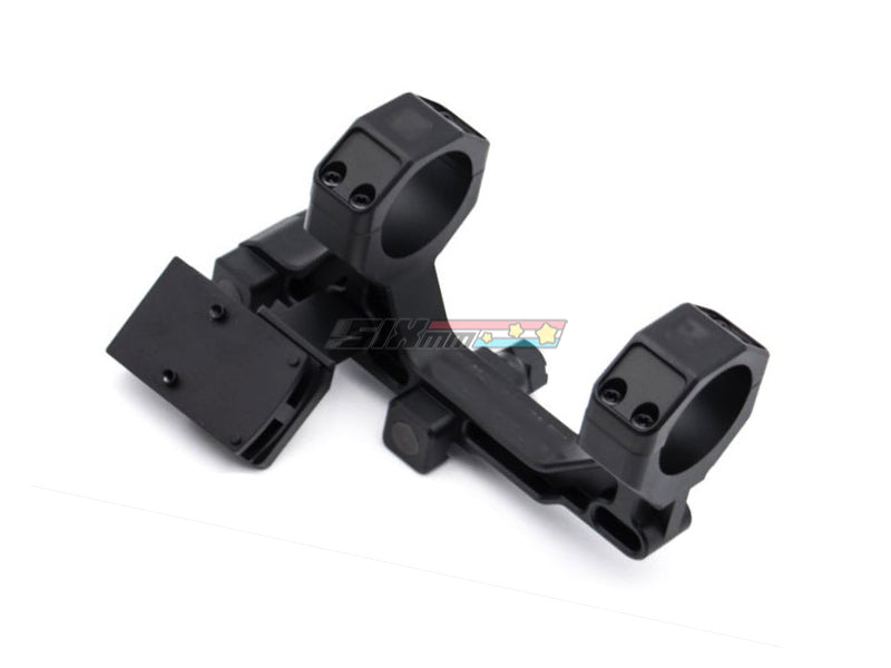 [Airsoft Artisan] BO Style 30mm Modular Scope Mount for Milspec 1913 Rail System [RMR Adapter] [BLK]