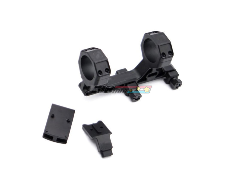 [Airsoft Artisan] BO Style 30mm Modular Scope Mount for Milspec 1913 Rail System [RMR Adapter] [BLK]