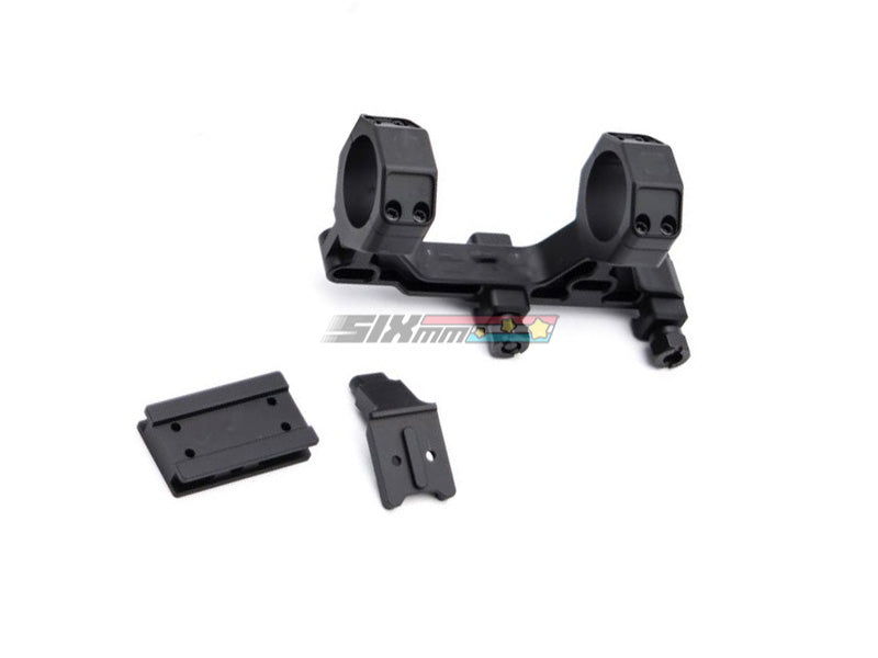 [Airsoft Artisan] BO Style 30mm Modular Scope Mount for Milspec 1913 Rail System [T1 / T2 Adapter] [BLK]