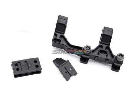 [Airsoft Artisan] BO Style 30mm Modular Scope Mount for Milspec 1913 Rail System [T1 / T2 Adapter] [BLK]