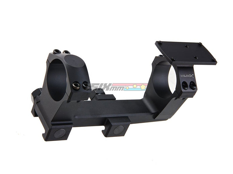 [Airsoft Artisan] NF Style 30mm One Piece Mount w/ Micro Reflex Sight Mount [CNC Aluminum][BLK]