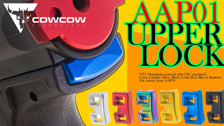 [COWCOW Technology] Aluminium Upper Lock Locking Button[For Action Army AAP-01 GBB Series][Rainbow]