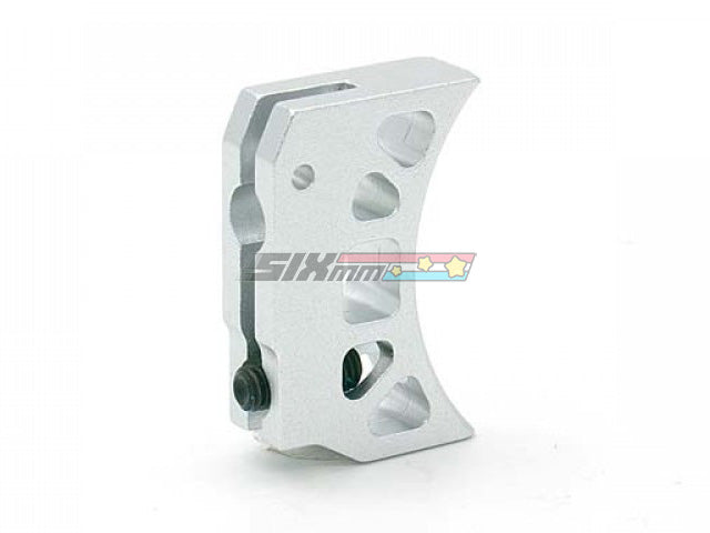 [AIP] Aluminum Trigger [Type K] for Marui Hi-capa [Short]  [Silver]