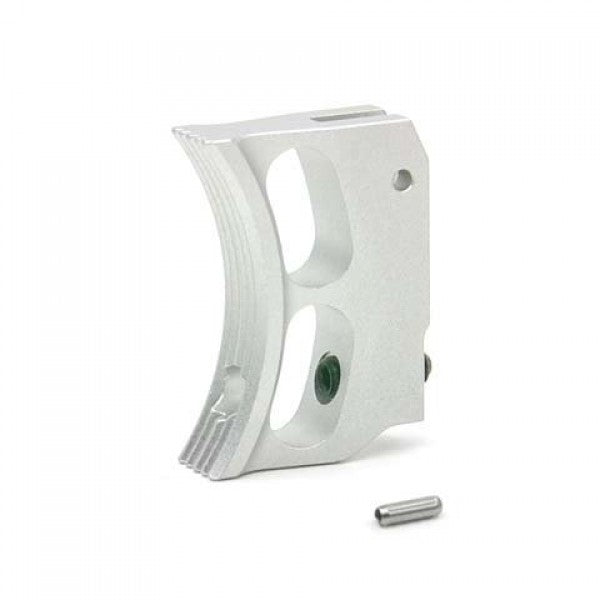 [AIP] Aluminum Trigger [Type Q] for Marui Hicapa [Silver/Long]
