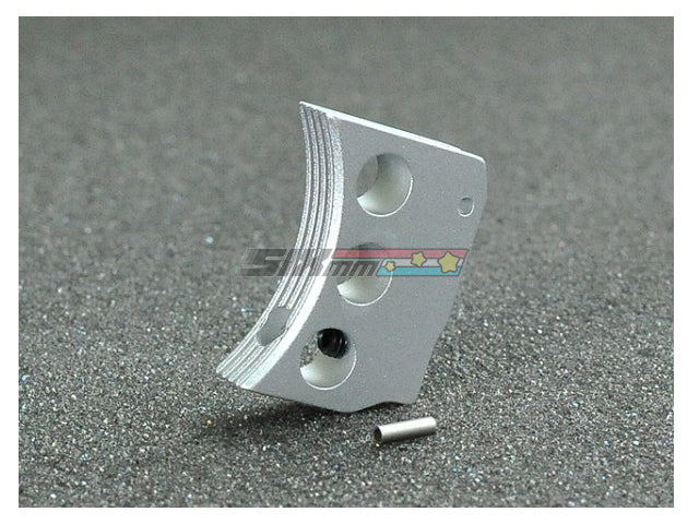 [AIP] Aluminum Trigger [Type E] for Marui Hicapa [Long] [Silver]