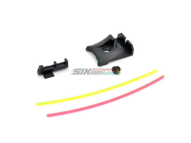 [AIP] ALUMINIUM  FRONT AND REAR SIGHT [FIBER] VERSION.3 FOR TM 4.3