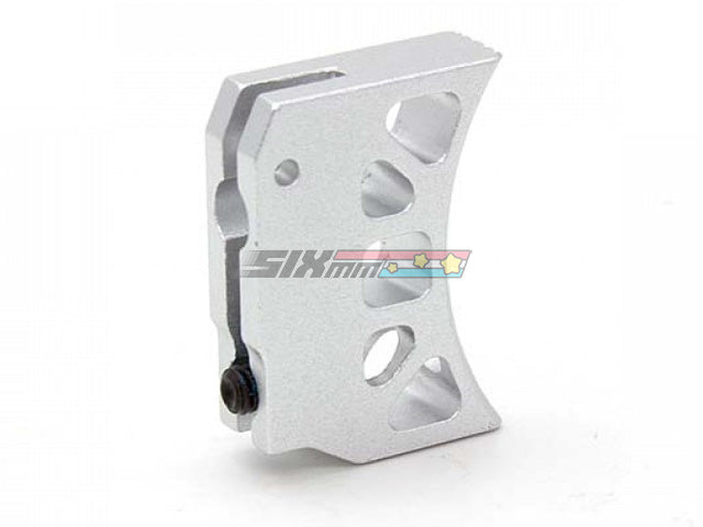 [AIP] Aluminum Trigger [Type J] for Marui Hicapa [Long] [Silver]