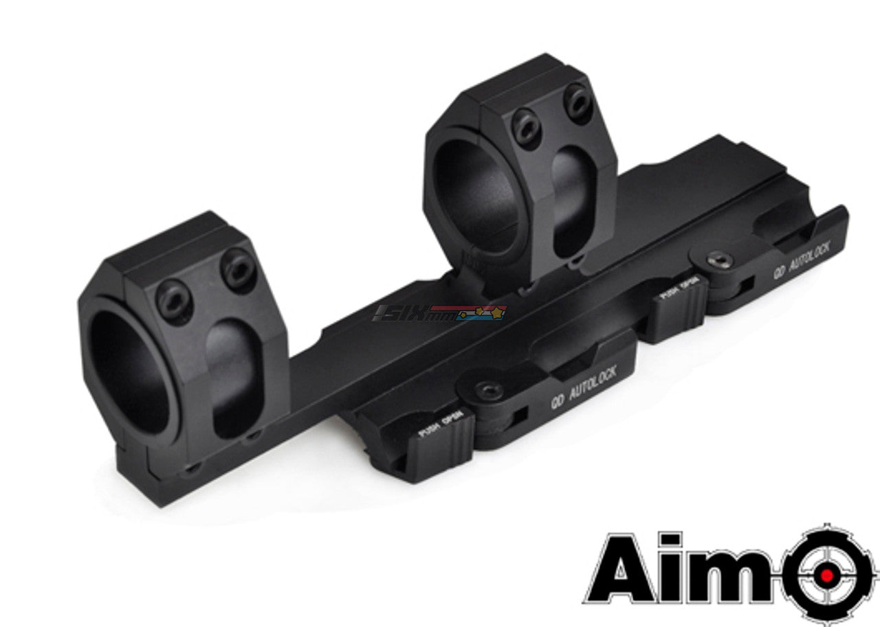 [AIM-O] Tactical AD Style QD Top Rail Extend 25.4/30mm Ring Mount[BLK]