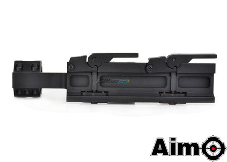 [AIM-O] Tactical AD Style QD Top Rail Extend 25.4/30mm Ring Mount[BLK]