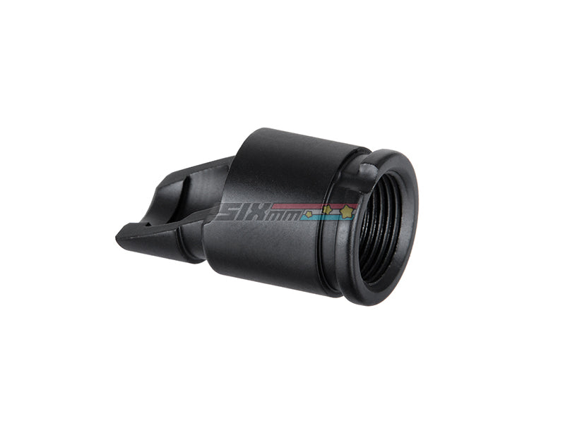 [APS] AKM Slant Flash Hider[For Tokyo Marui AK AEG Series][-14mm CCW][BLK]