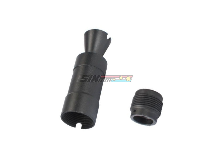 [APS] AKS74U Muzzle AK Flash Hider[BLK][-14mm CCW]