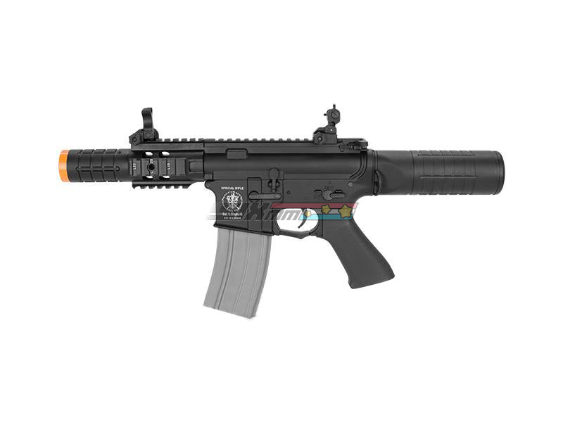 [APS] Full Metal Mini Patriot M4 Electric Blowback Airsoft AEG Rifle [Latest Ver.][BLK]