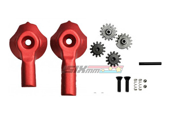 [APS] Phanton Long/Short Throw Safety Ambi Selector[For APS M4 AEG Series][RD]