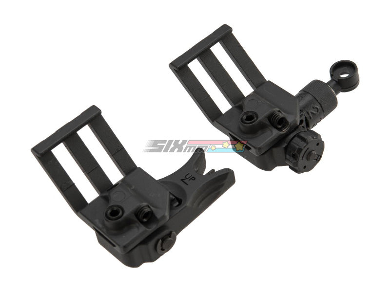 ARES] 45 Degree Offset Front & Rear Sight Set[BLK] – SIXmm (6mm)