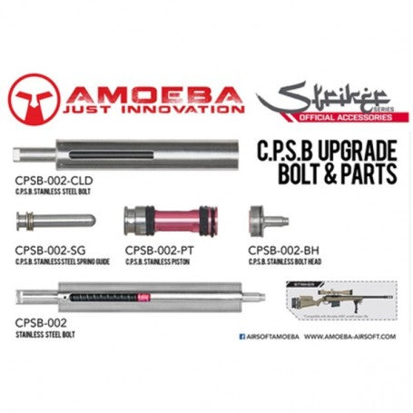[ARES] Amoeba Stainless Steel Compact Power Spring Bolt[For AS01 STRIKER Sniper Rifle]
