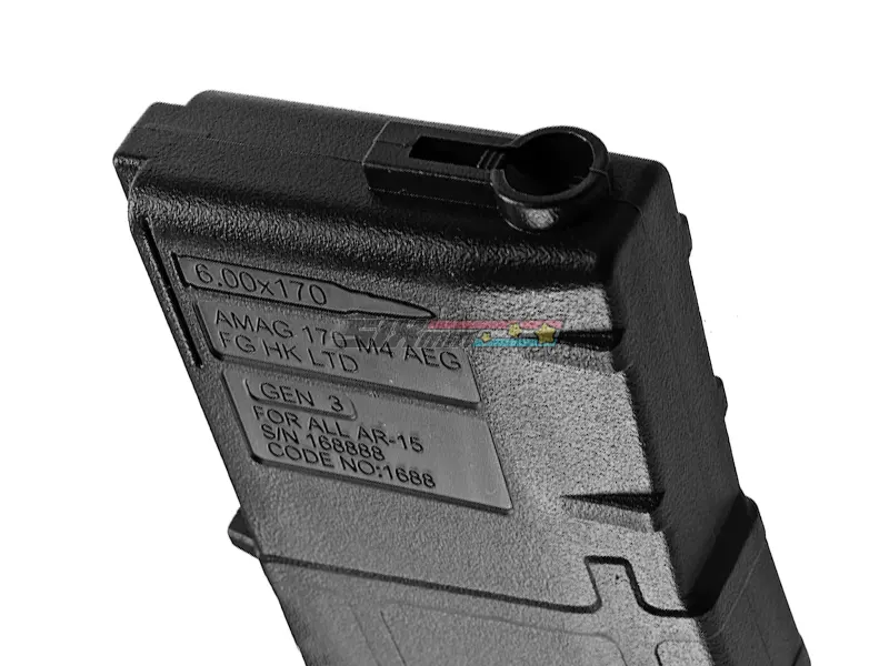 [ARES] M16/M4 AMAG AEG Mid-Cap Magazine[5pcs/Set][170rds][BLK]