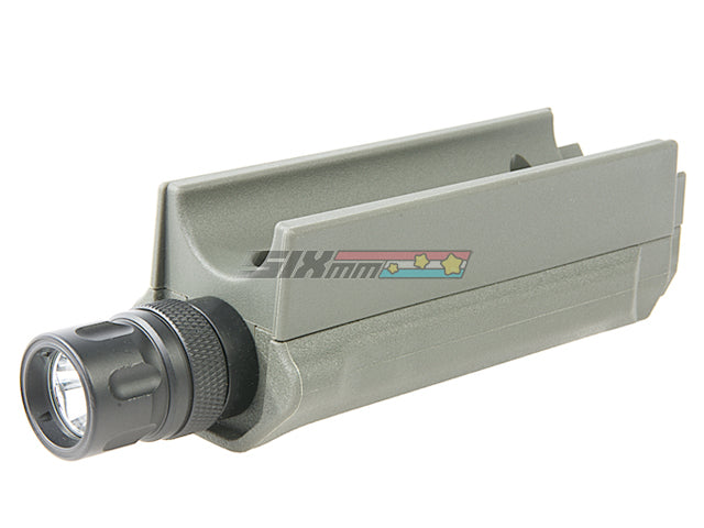  [ARES] STRIKER AS03 Handguard with Flashlight [OD]