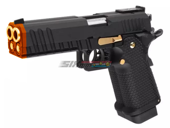 [AW Custom] Armorer Works HX21 Series Double Barrel HI-CAPA 1911 GBB Pistol[BLK]