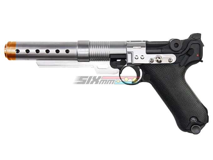 [AW Custom] Bulit Luger P08 Star War Style 6 Inch Muzzle Device GBB Pistol