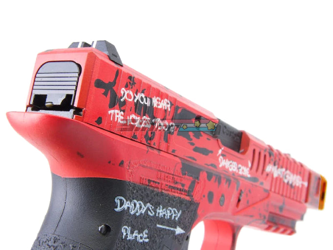 [AW Custom] Deadpool 17 GBB Pistol[red]