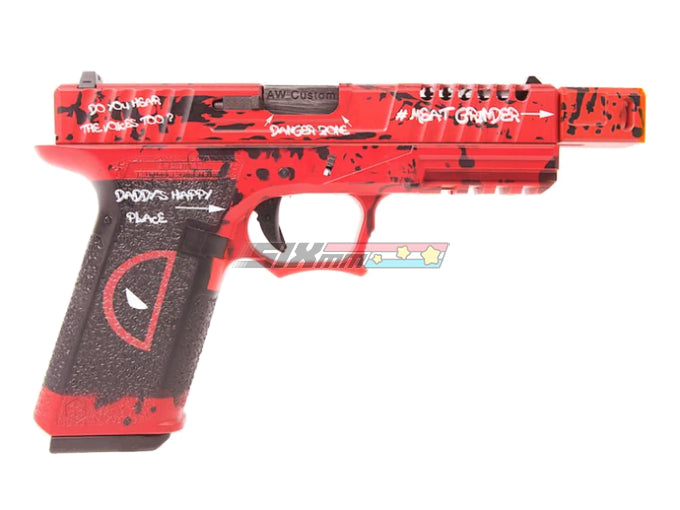 [AW Custom]  Deadpool 17 GBB Pistol[red]