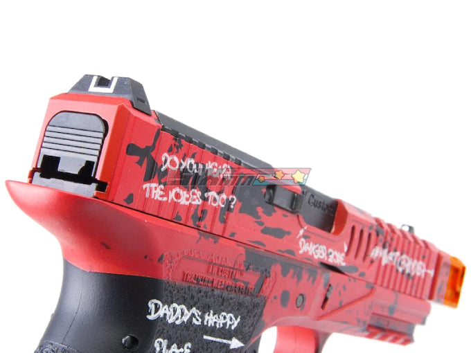 [AW Custom] Deadpool 17 GBB Pistol[red][RMR Ver.]