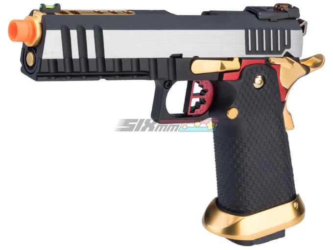 [AW Custom] HX20 Series 'Competitor' Hi-Capa Gas Blowback Pistol[BLKSVGLD]